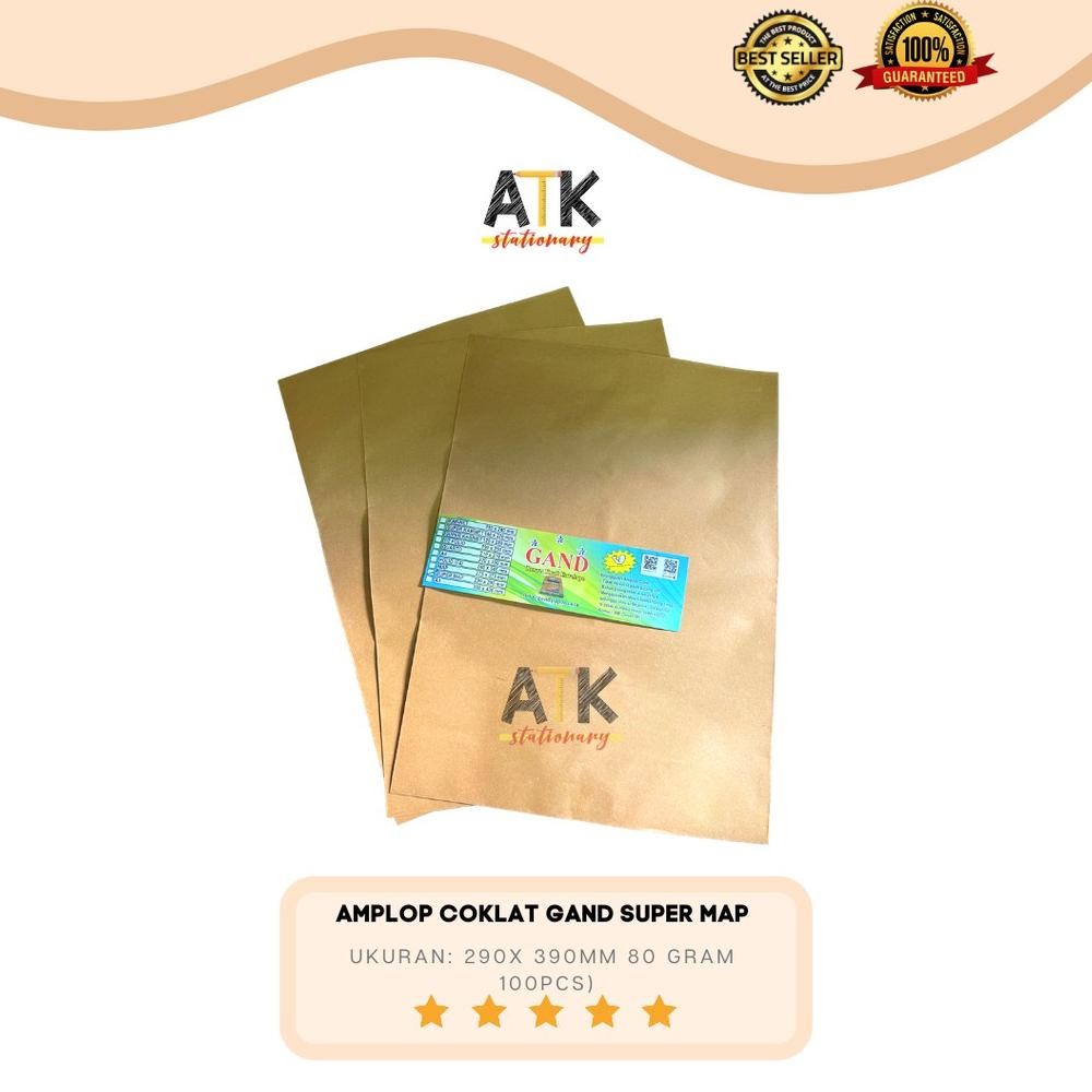 

Baru Amplop Coklat Super Map GAND ATK - Tebal & Kuat