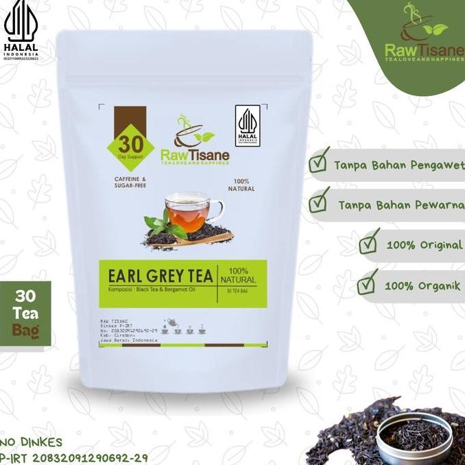 

SALE!!! EARL GREY TEA : BLACK TEA AND BERGAMOT OIL (30 Tea Bag)