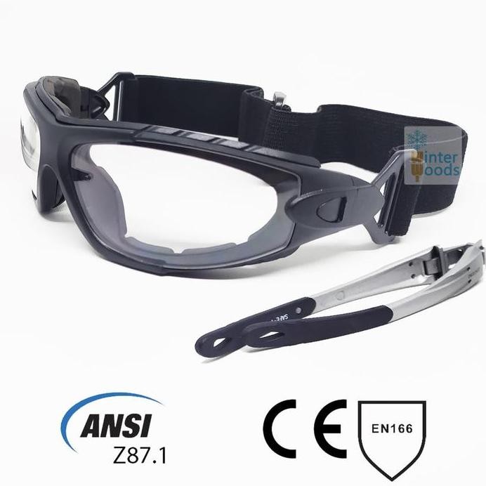

Terlaris Kacamata/Goggle Safety (Bisa Menggunakan Strap Atau Frame) Ansi Z87.1