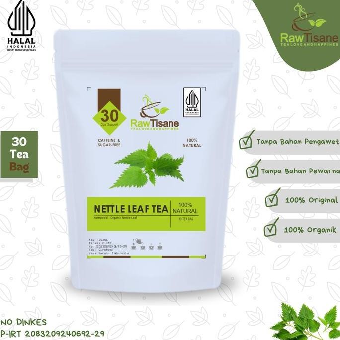 

SALE!!! NETTLE TEA : NETTLE LEAF TEA / ORGANIC NETTLE LEAF TEA (30 TEA BAG)