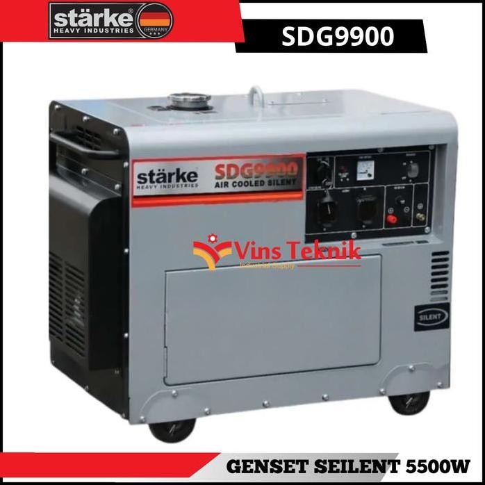 

Terlaris Starke Sdg9900 Genset Silent 5000 Watt Maksimal 5500 Sdg 9900