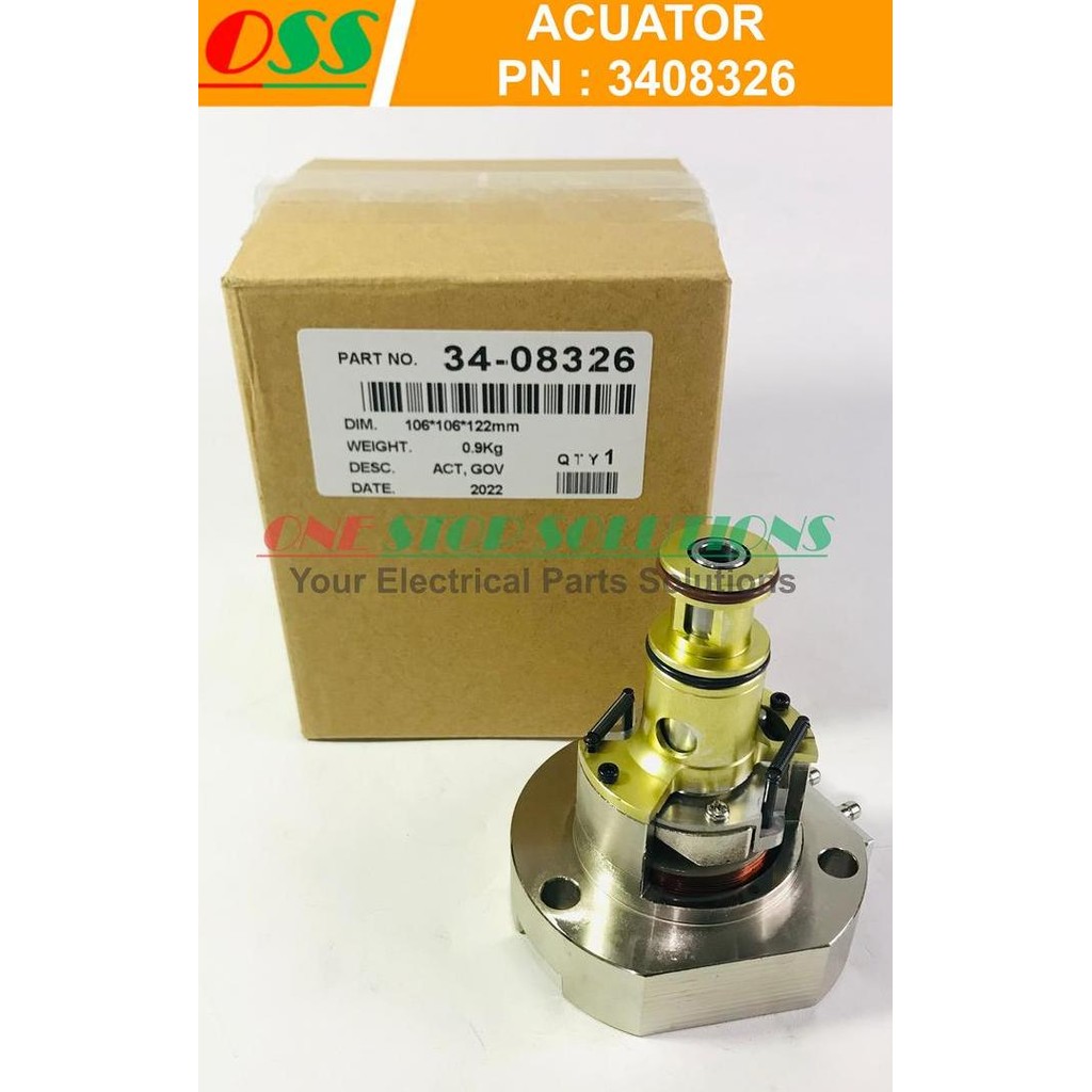 

Terlaris Acuator Cummins Actuator Pn 3408326 / 34-08326 (Kta38-G5) Untuk Genset