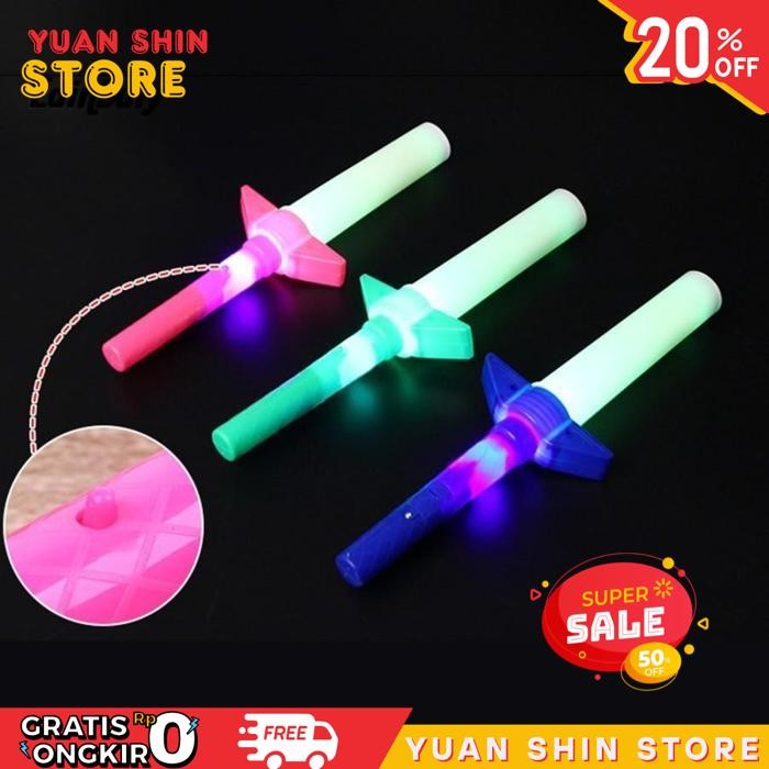 PEDANG MAINAN LED - LED STICK LAMP PEDANG STICK LAMPU LASER MAINAN ANAK COWOK MAINAN MURAH GRATIS ON