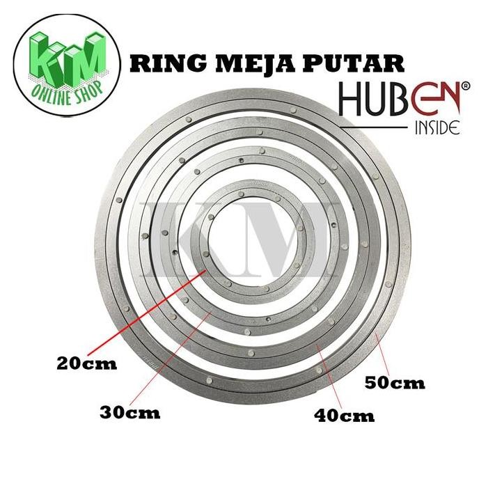 

Terlaris Ring Rotator Meja Makan Putar Aluminium Huben 20Cm..30Cm..40Cm..50Cm