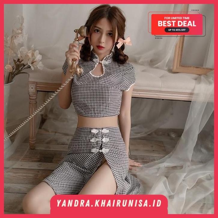 GAUN RETRO WANITA KOREA  COSTUME SET LOLITA VINTAGE DRESS MUSIM PANAS DAN SEMI TERUSAN DRAKOR  PREMI