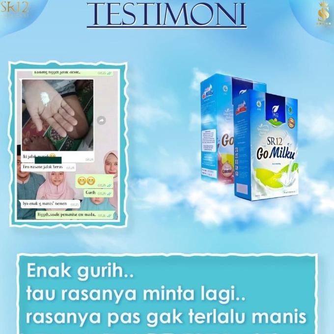 

(Expert) Go milku Sr12 Susu kambing etawa Menyehatkan lambung Menambah berat badan