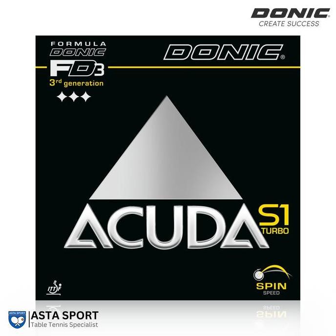 Terlaris Donic Acuda S1 Turbo Karet Pingpong Rubber Tenis Meja