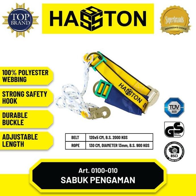 

Terlaris Hasston Sabuk Pengaman Kuning 120Cm / Safety Belt (0100-010)