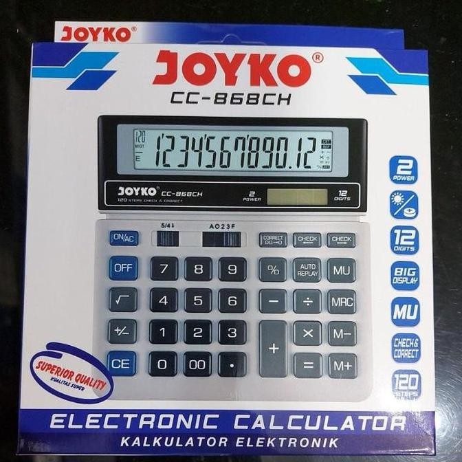 

restock Kalkulator Joyko CC 868 Kalkulator 12 Digit | Joyko CC-868