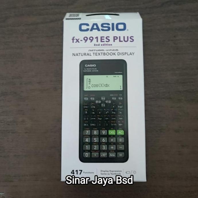 

restock Kalkulator Scientific Ilmiah CASIO FX991ES Plus Black Pink GARANSI 1Th