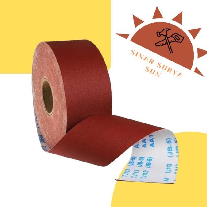 Amplas Roll premium meteran | Harga per roll | No #40 #60 #80 #100 #120 #400 #320 #500 #180 #600 #80
