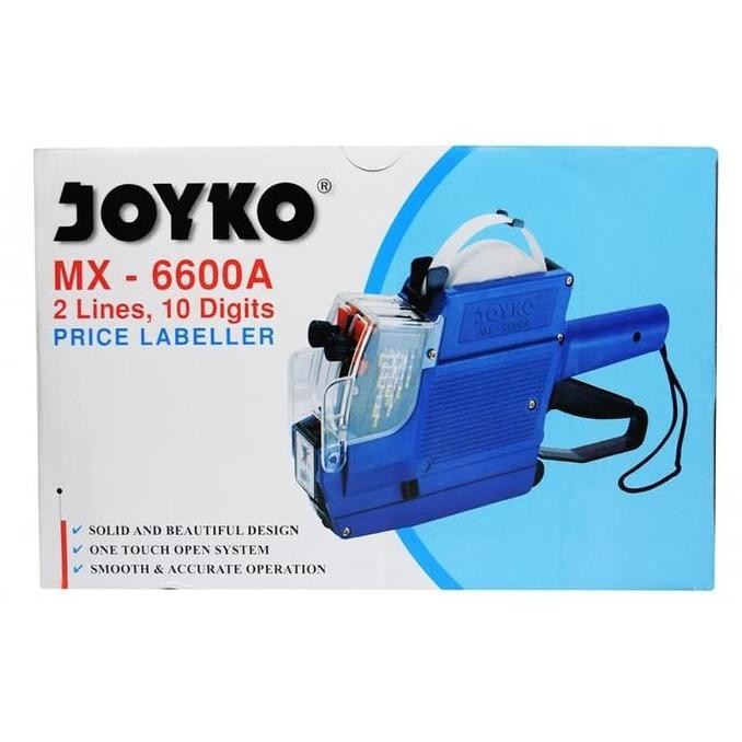 

ready !!! label harga joyko MX 6600 A / alat label harga 2 baris /price labeller