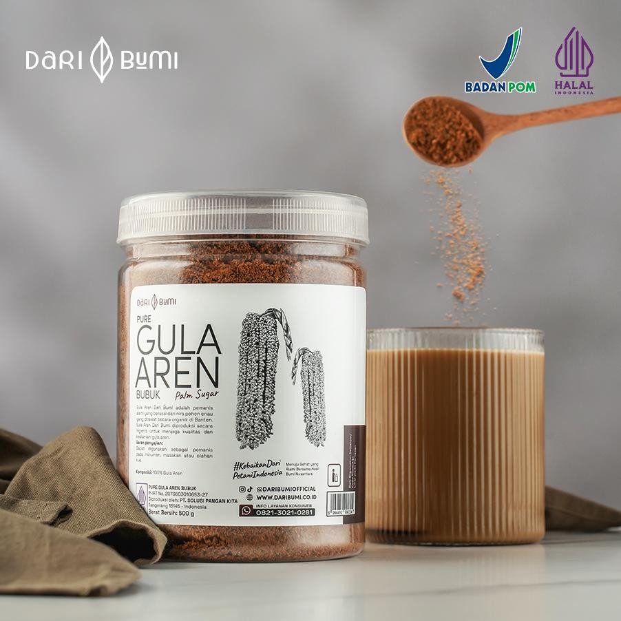 

Dari Bumi Gula Aren Bubuk Organik 500 Gr Premium Pure