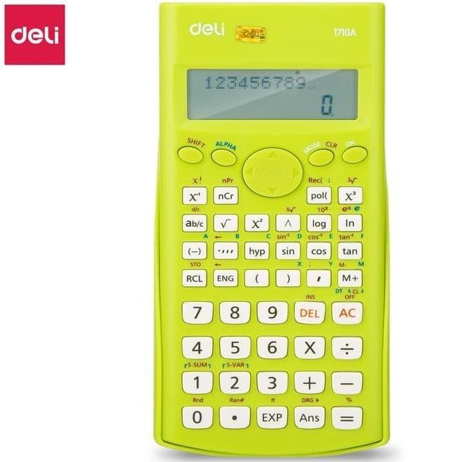

restock Kalkulator Scientific Deli 1710A Fancy Trendy 240 Fungsi