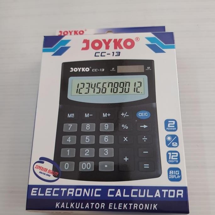 

restock Kalkulator Elektronik Joyko CC -13 , 12 digits (12x10 cm)