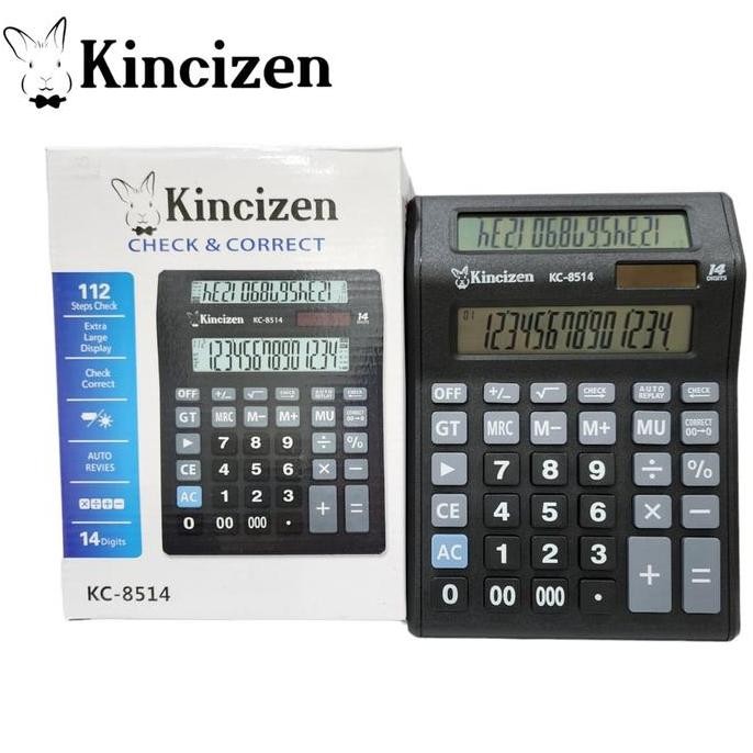

restock KINCIZEN kalkulator dua layar ct 8514 kc-8514 Calculator