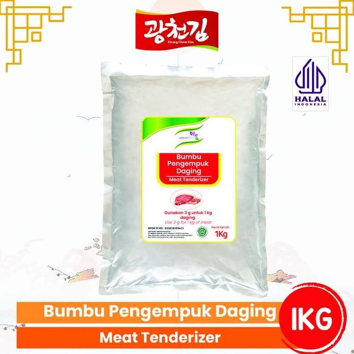 

TERLARIS Pengempuk Daging Bubuk / Meat Tenderizer 1 KG Halal ready