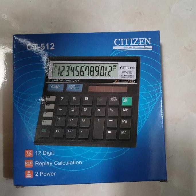

restock Kalkulator 12 Digit / Calculator Citizen CT 512