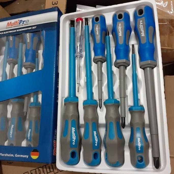 OBENG LISTRIK SET HEAVY DUTY MULTIPRO 7PCS ELECTRICAN ORIGINAL SET
