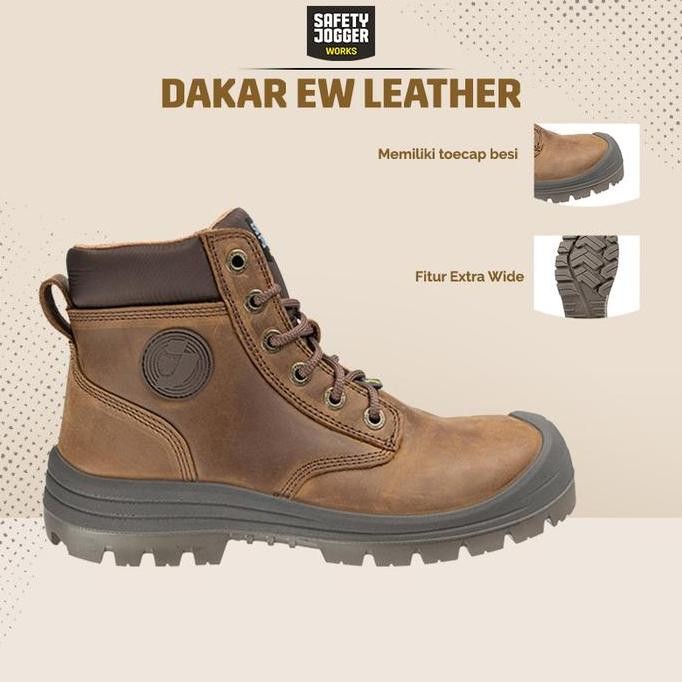 

Terlaris [Gratis Sarung Tangan] Safety Jogger Works Dakar Ew Leather S3 Brown Sepatu Safety Sepatu Pekerja Sepatu Proyek Sepatu Pekerja Steel Toecap Kulit Asli