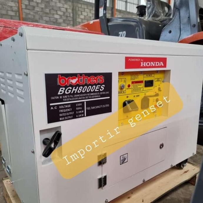 

Terlaris Genset Honda 5000 Watt Silent Type Max 6000 Watt Bgh8000Es