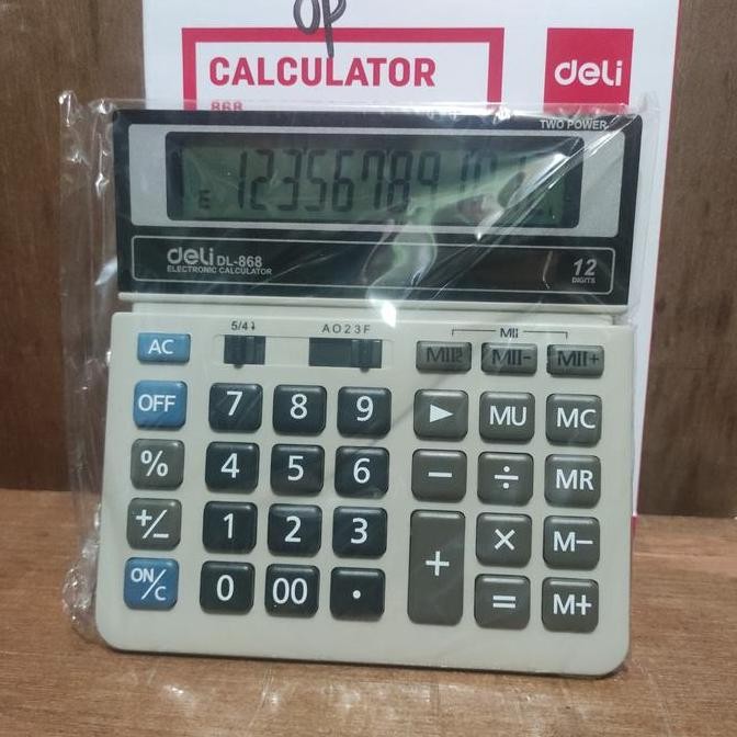 

restock Deli Kalkulator DL-868 12 digits