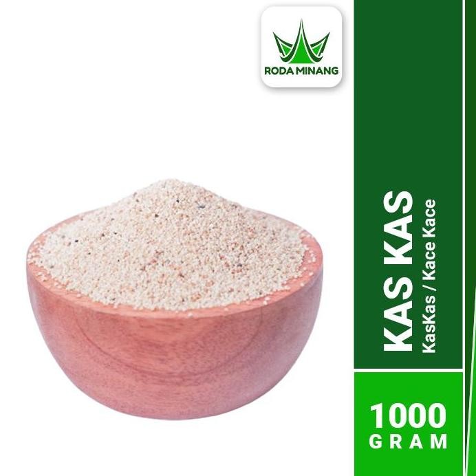 

restock Biji Kas Kas / Khas khas / kaca kace / Poppy Seeds/ rempah - 1 Kg
