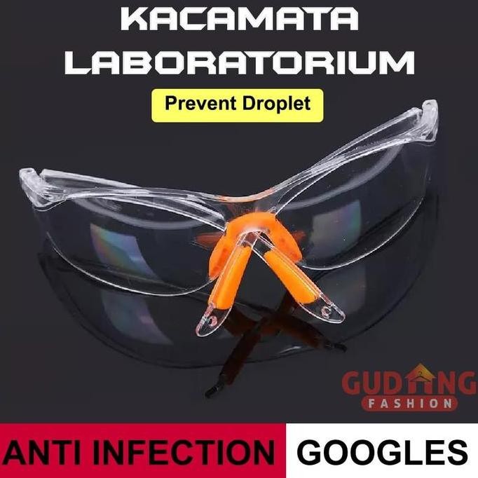 

Terlaris Kacamata Pelindung Protector Safety Glasses Anti Droplet