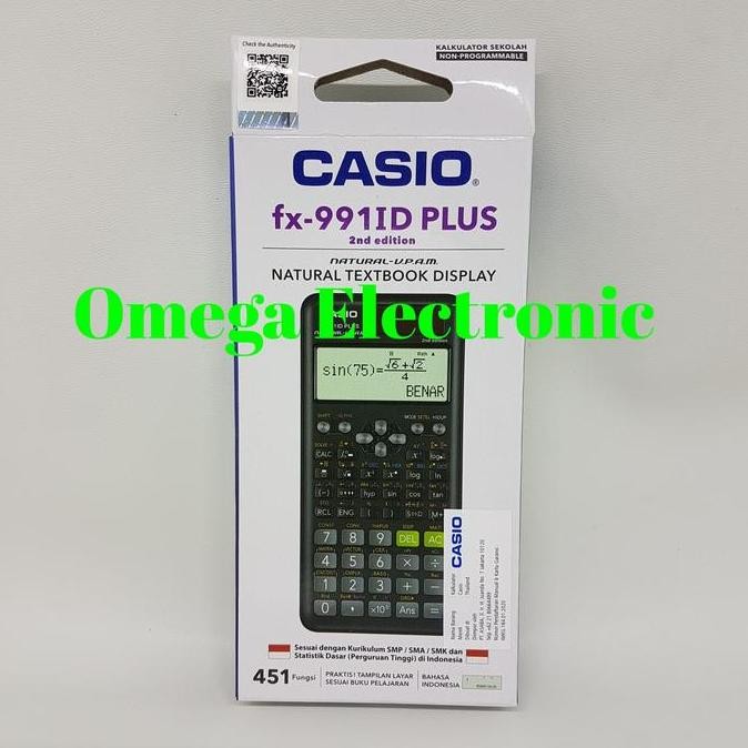 

restock Casio Kalkulator FX-991 ID Plus Scientific Calculator Casio
