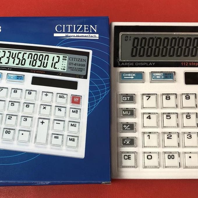 

restock Kalkulator citizen 512T putih/ 512GB