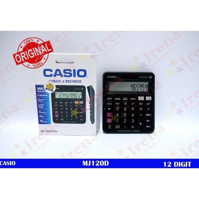 

restock CASIO MJ 120D KALKULATOR 12 DIGIT ORIGINAL