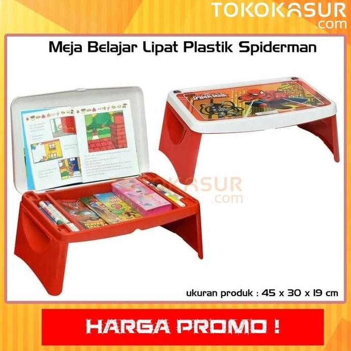 Meja Belajar Lipat Plastik Anak