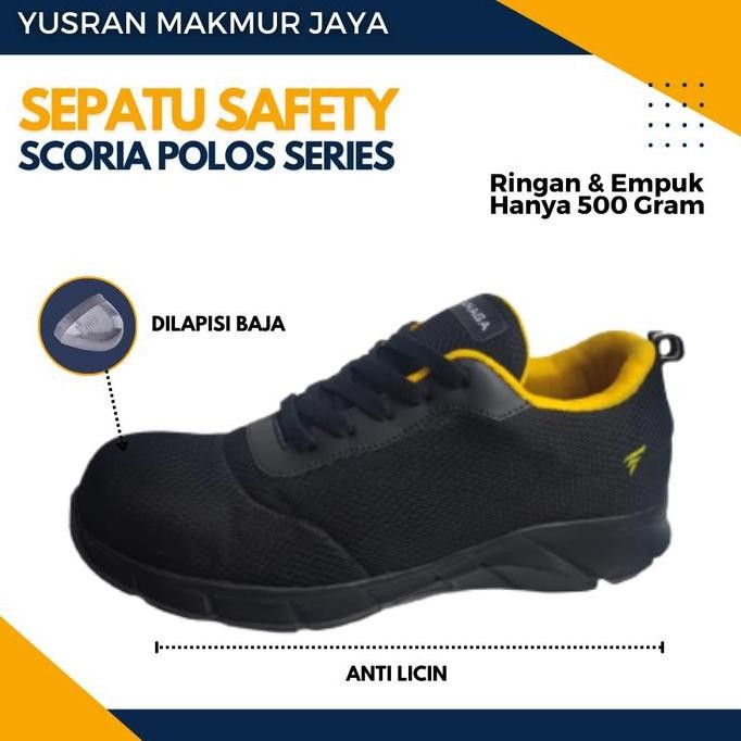 

Terlaris Sepatu Safety Sneakers Pria Safety Jogger Casual Simple Polos