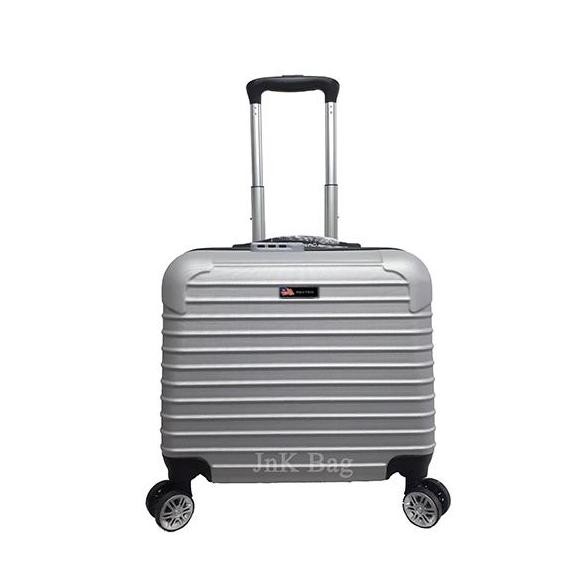 ready Koper Fiber Polo Twin 18 Inch Kabin - Bahan ABS Fiber, Kunci Angka, 4 Roda 360 Derajat