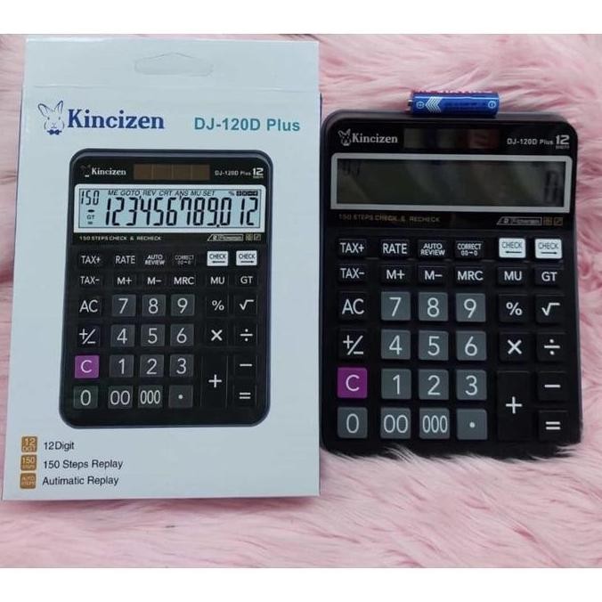 

restock Kincizen DJ-120D Plus - Check & Correct Calculator/Kalkulator Desktop