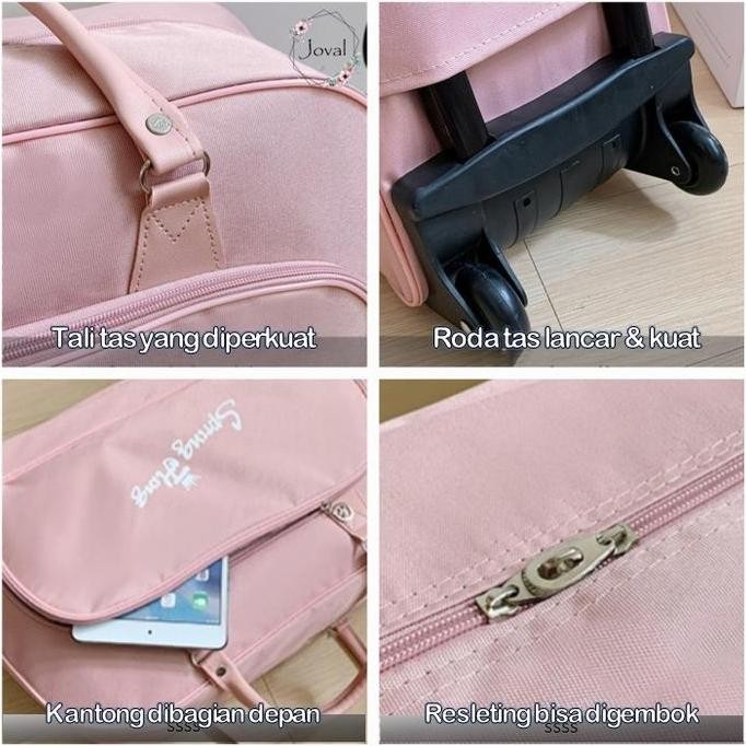 ready TAS TRAVEL TROLLEY / TAS PENYIMPANAN KAPASITAS BESAR / TAS PERJALANAN / TAS TRAVELLING / TRAVE
