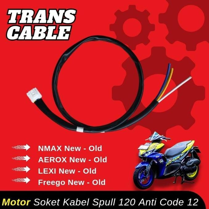 Soket kabel Spull Aerox Lexi Nmax Anti Kode 12 ORIGINAL