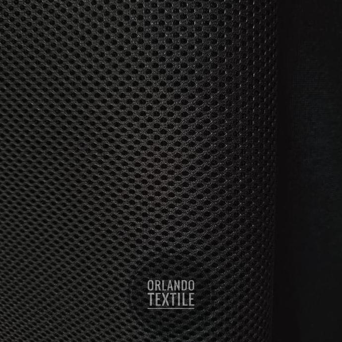 Terlaris Kain Jala / Double Mesh Hitam