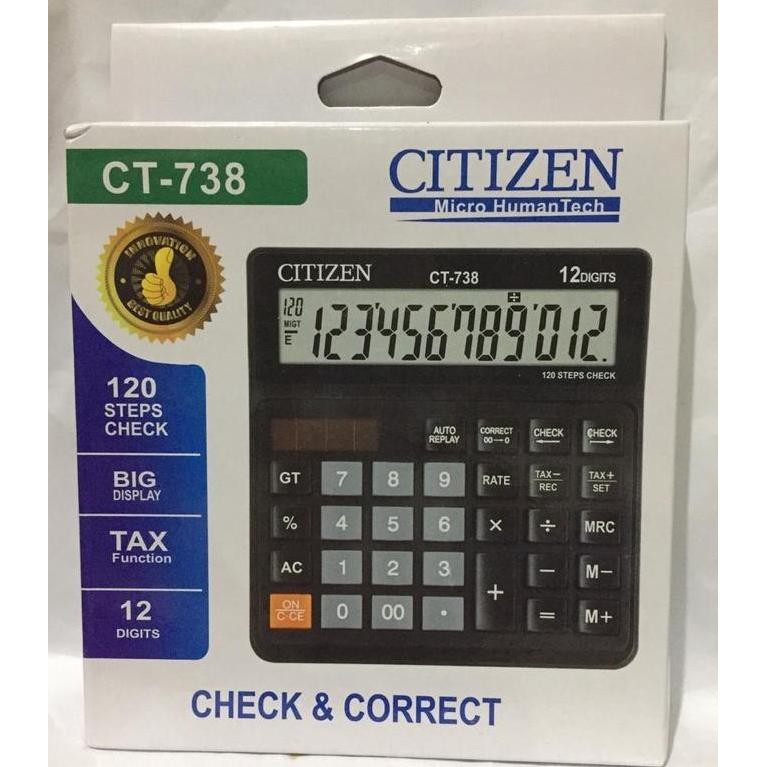

restock kalkulator / calculator CITIZEN CT 738