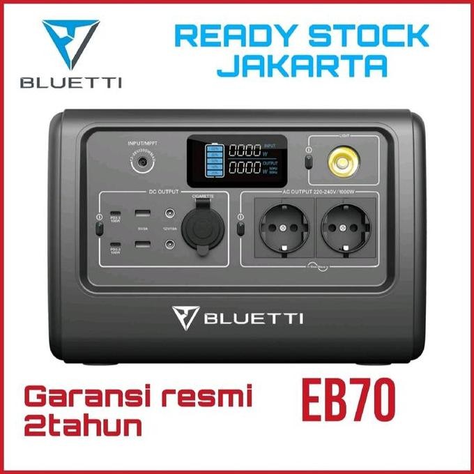 

Terlaris Bluetti Eb70 1000W 716Wh Portabel Power Station Pengganti Genset