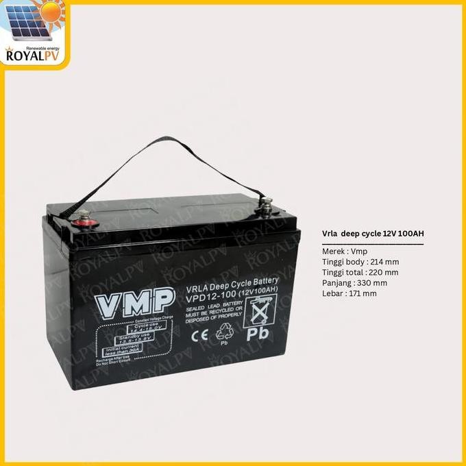 Baterai Vrla 100Ah 12V, Aki Vrla 100Ah 12V
