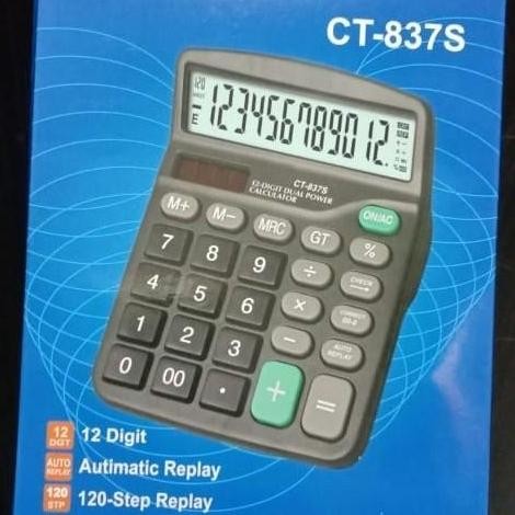 

restock Kalkulator Citizen CT-837S 12 Digit / Calculator Citizen CT 837S 12 Digit