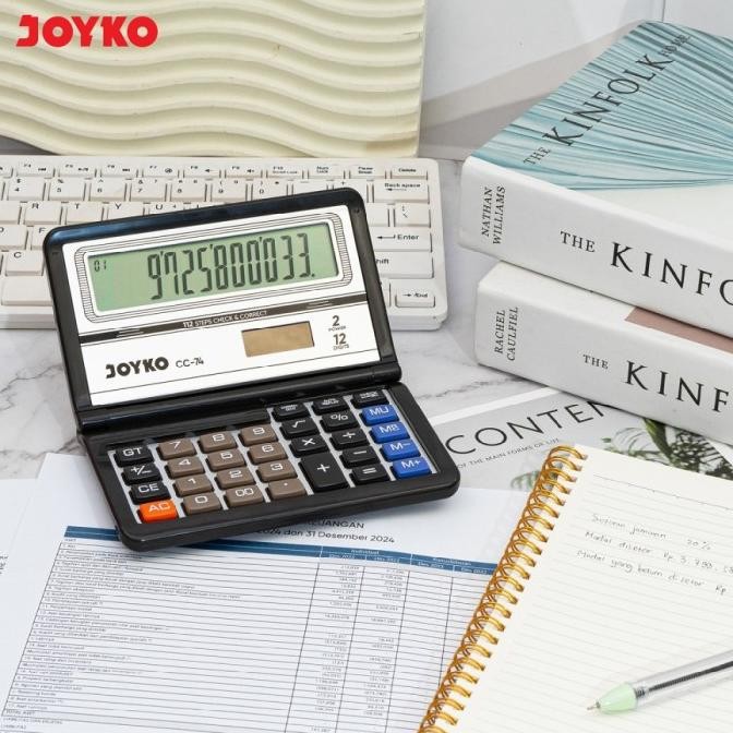 

restock KALKULATOR CHECK & CORRECT JOYKO CC-74 - Calculator Lipat Saku CC74 BIG LCD