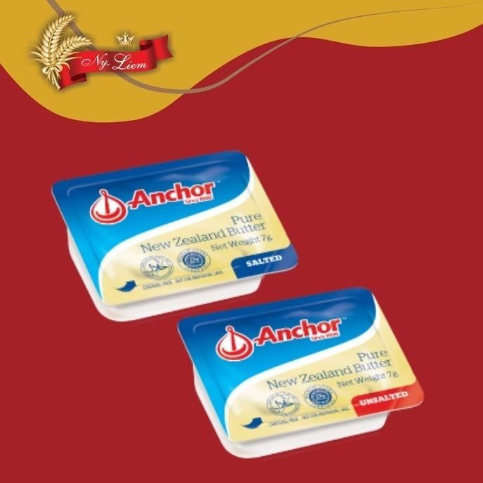 

(Expert) ANCHOR SALTED Minidish Pure New Zealand Butter 24 x 7 gram