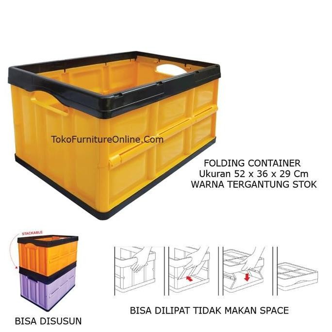 Kontainer Box Container Kotak Tempat Boks Lipat Folding Ukuran Besar