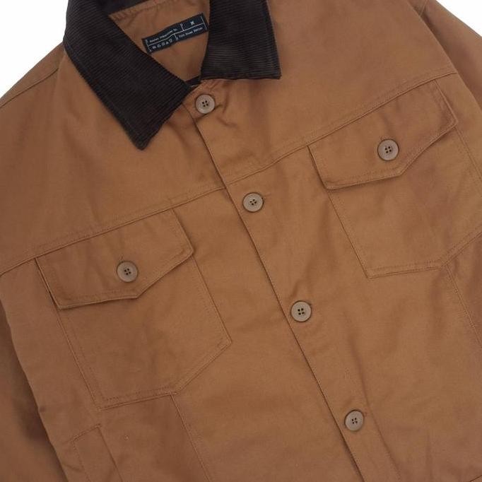 Sale Goster Trucker Jacket Boxy Fit - Dallas Duck Brown