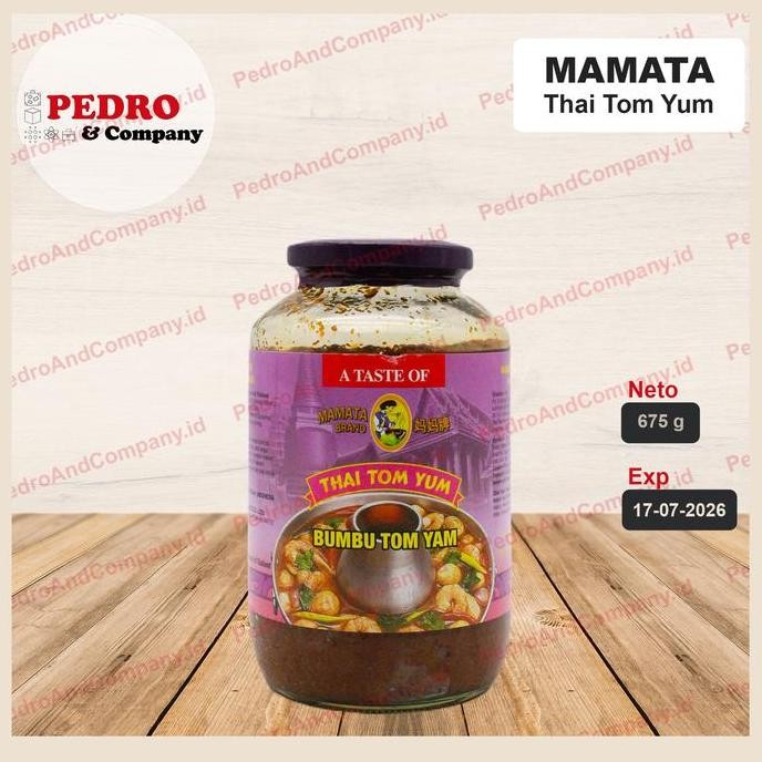 

TERLARIS Mamata - Bumbu Thai tom yum soup/ sup tom yam (675 gr) ready