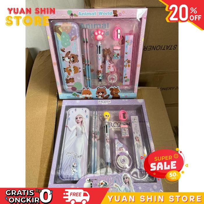 

STUDY SET STATIONERY PENSIL SET PAKET ALAT TULIS SEKOLAH KOTAK PENSIL ANAK 8IN1 KODE 8021 / KOTAK PENSIL SATU PAKET / KOTAK PENSIL COWOK DAN CEWEK / SATU SET KOTK PENSIL BEST PRODUK