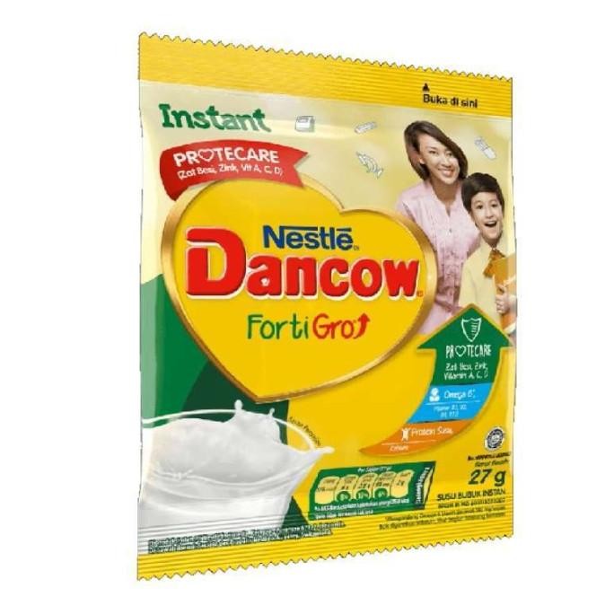 

(Expert) Susu Dancow Fortigro 1 Renceng 10 Sachet 27 gr 38 gr Susu Bubuk