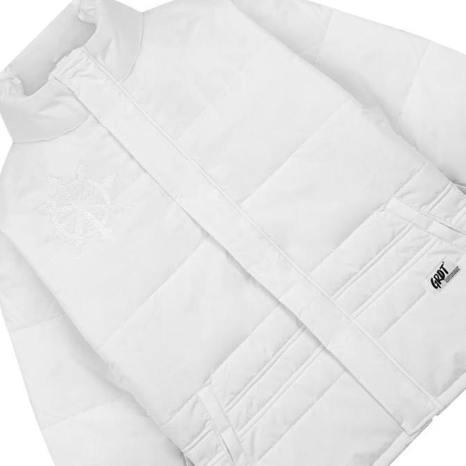 Grosir Grdt - Puffer Jacket Basic Logo White